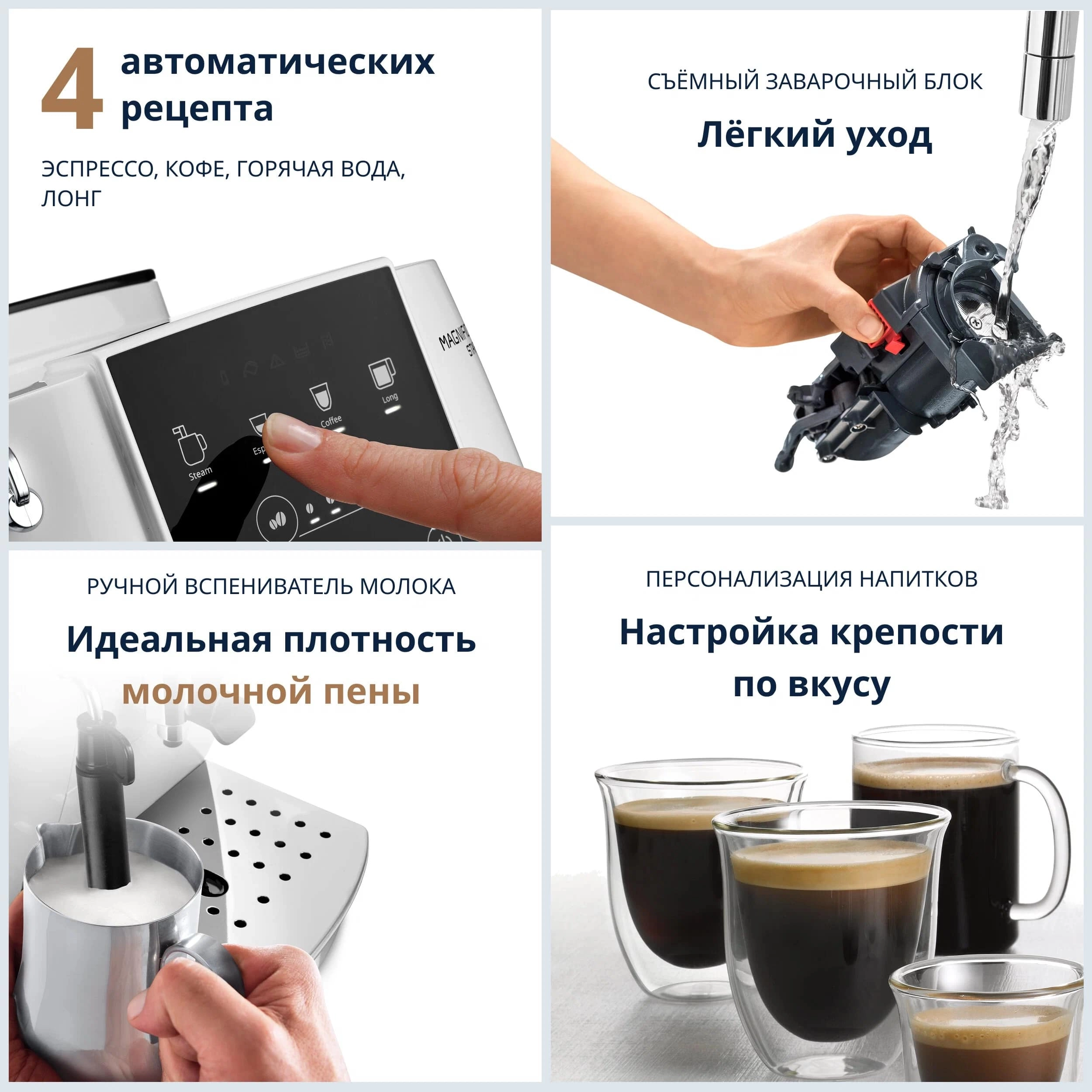 Кофемашина Delonghi Magnifica Start ECAM 220.20.W